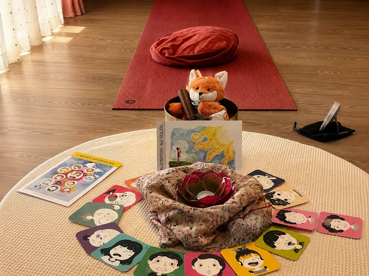 Enfants en pratique de Yoga